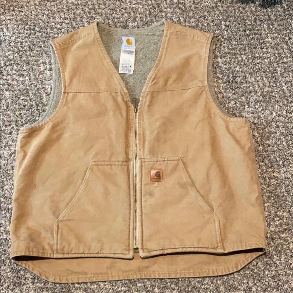 Carhartt Tan Workwear Vest